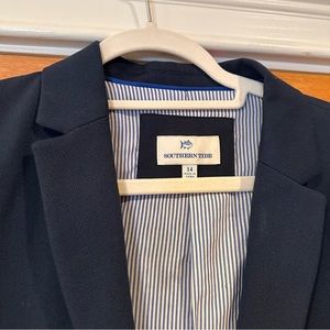 Southern Tide Navy Blue Women’s Blazer Suit Jacket